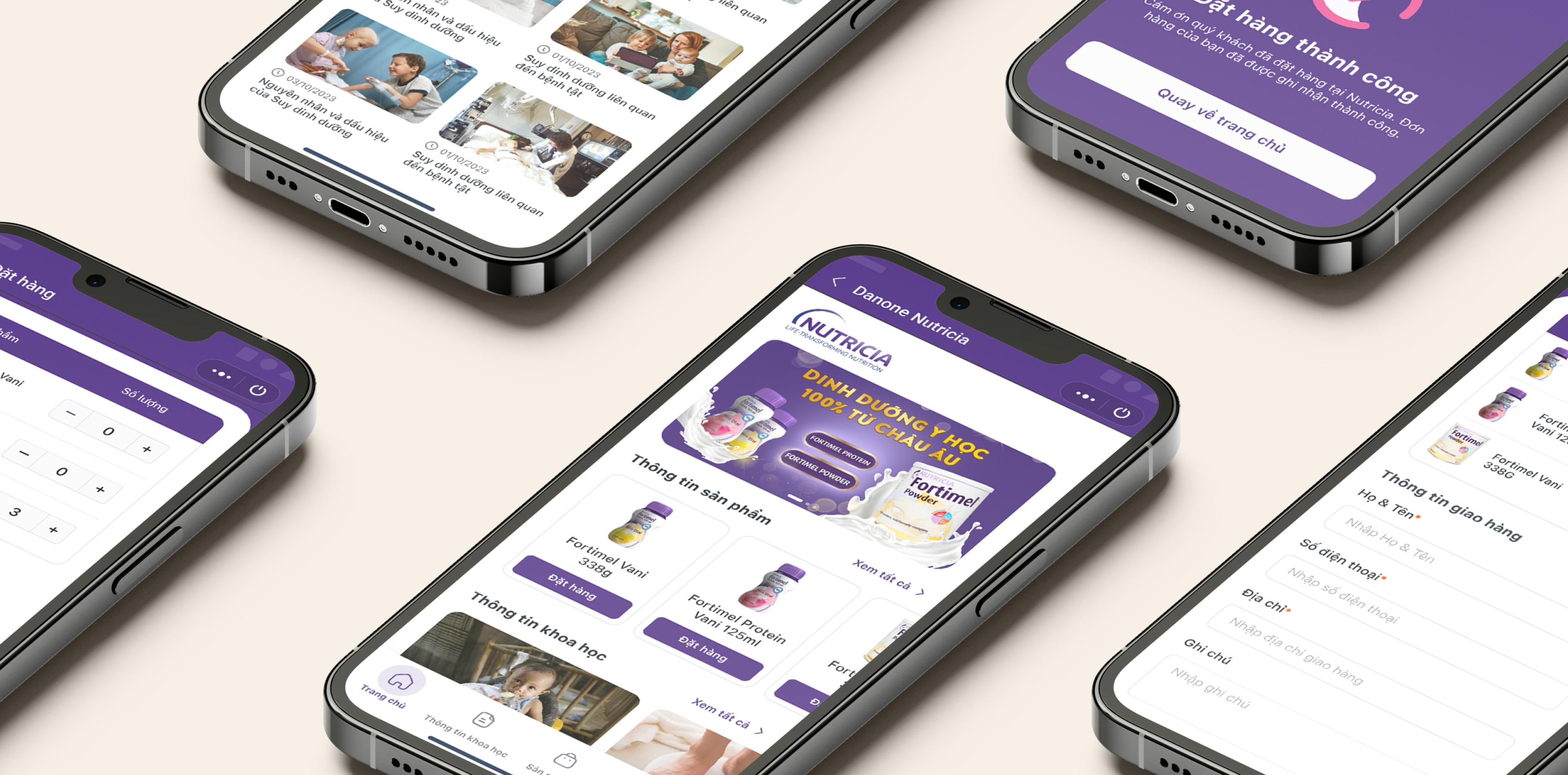 Nutricia Fortimel Mini App