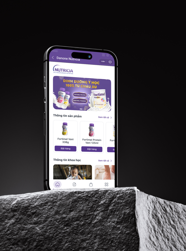 Nutricia Fortimel Mini App